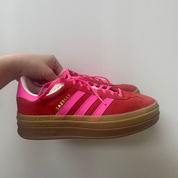 Adidas Gazelle Bold - Red and Pink - Picture 1 of 4